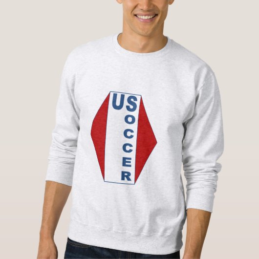 Pullover Asche Mann US SOCCER (Vorderseite)