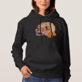 Pullover-CHOW-Kunst auf Vorder- und Rückseite Hoodie (Vorderseite)