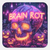 Pullover | ExDesigner | Halloween Quadratischer Aufkleber (Vorderseite)