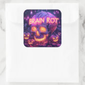 Pullover | ExDesigner | Halloween Quadratischer Aufkleber (Tasche)