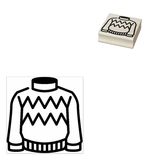 Pullover Gummistempel (Stempel)
