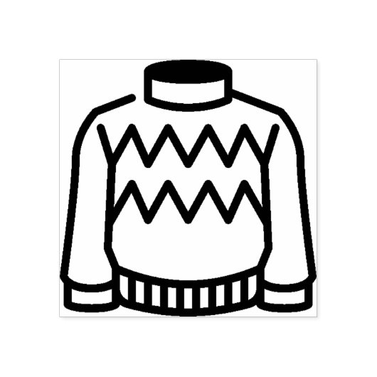 Pullover Gummistempel (Prägung)