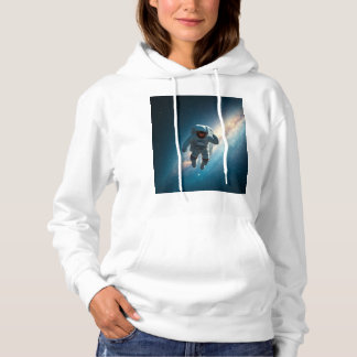 Pullover-Hoodie Frauen Astronaut Weltraum Galaxie Hoodie