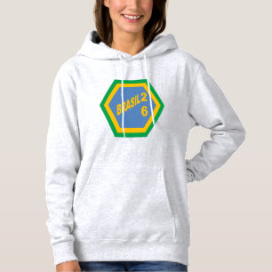 Pullover-Hoodie für Damen aschgrau SUN BRASIL Hoodie