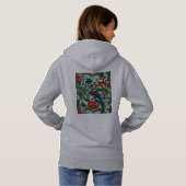Pullover-Hoodie für Damen Hoodie (Schwarz voll)