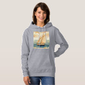 Pullover-Hoodie für Damen Hoodie (Vorne ganz)