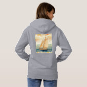 Pullover-Hoodie für Damen Hoodie (Schwarz voll)