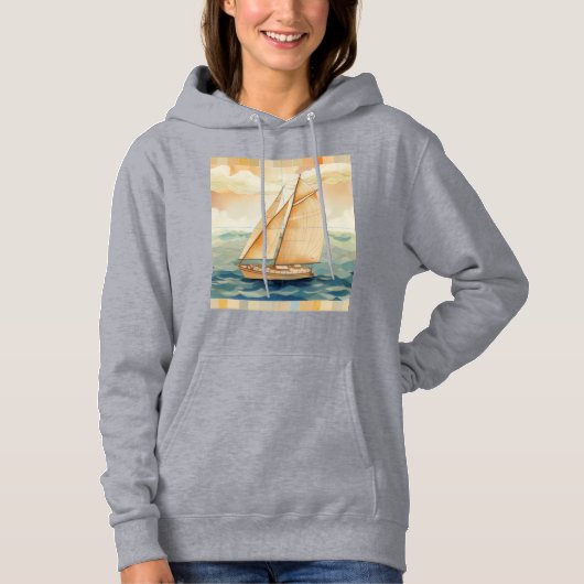 Pullover-Hoodie für Damen Hoodie (Vorderseite)