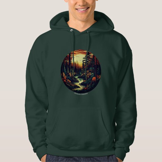 Pullover-Hoodie für erwachsene Männer Hoodie (Vorderseite)