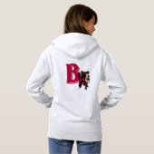Pullover-Hoodie für Frauen: Braves (1020) Hoodie (Schwarz voll)