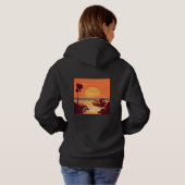 Pullover-Hoodie für Frauen Hoodie (Schwarz voll)