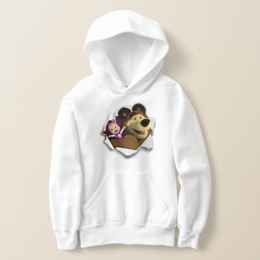 Pullover Hoodie Masha und der Bär (Ablage )