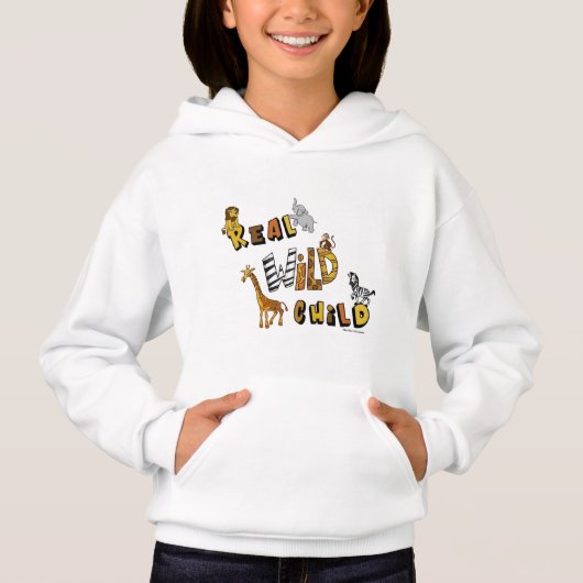 Pullover Hoodie - Real Wild Child (Vorderseite)