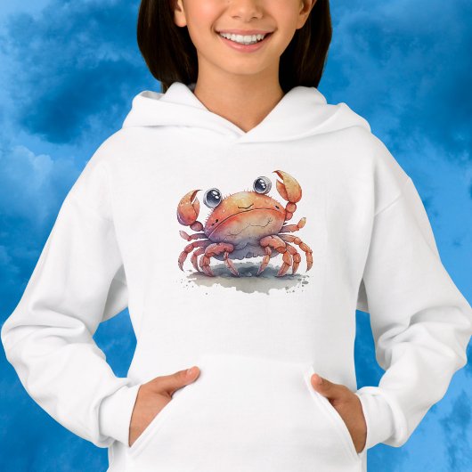 Pullover Hoodie von niedlich Crab Girl