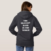 Pullover-Hoodie 'Women's Mediocre!' mit Motto Hoodie (Schwarz voll)