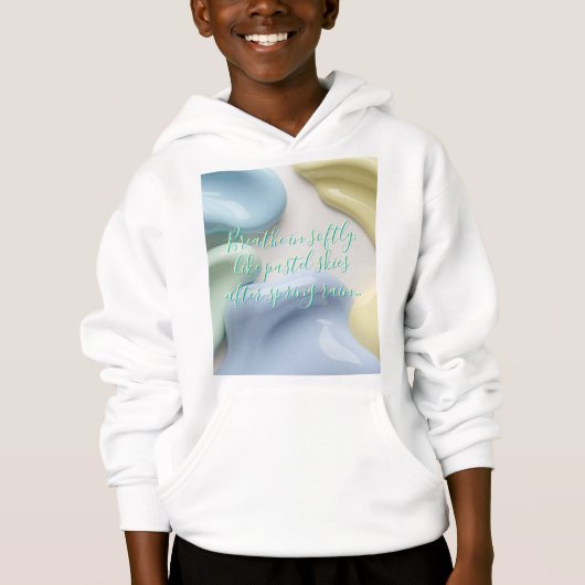 Pullover-Kapuzenpullover für Kinder in stylischem Hoodie (Vorderseite)