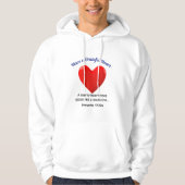 Pullover mit dankbarem Herzen (Vorderseite)