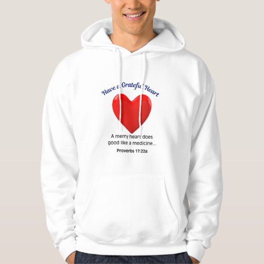 Pullover mit dankbarem Herzen (Vorderseite)