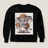 Pullover mit Elefanten-Motiv (Design Vorderseite)