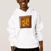PULLOVER MIT SÜSSEN SCHOKOLADENHÜFTCHEN (Vorderseite)