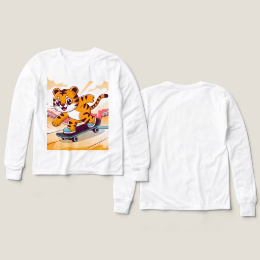 Pullover mit Tiger (Design Vorderseite & Rückseite)