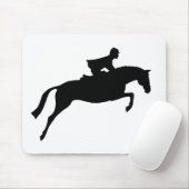 Pullover-PferdeSilhouette Mousepad (Mit Mouse)