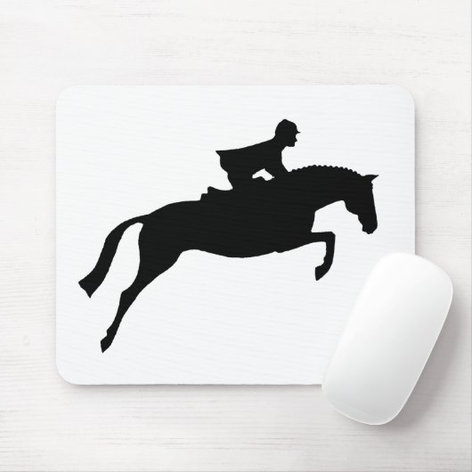 Pullover-PferdeSilhouette Mousepad (Mit Mouse)