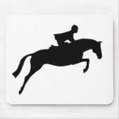 Pullover-PferdeSilhouette Mousepad (Vorne)