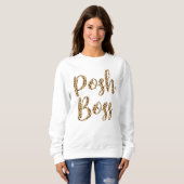 Pullover Pullover Sweatshirt aus Posh Boss Leopard (Vorne ganz)