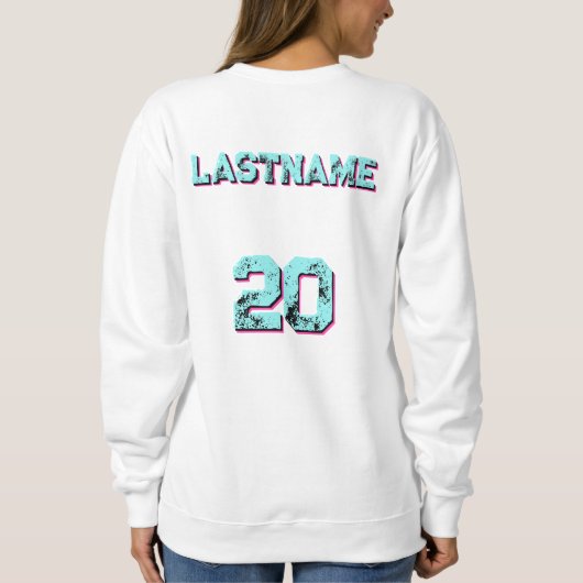 Pullover Pullover Sweatshirt (PERSONALISIERT BACK) (Rückseite)