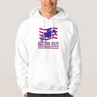 Pullover-Reiterathleten-mit Kapuze Sweatshirt