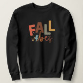 Pullover-Sweatshirt mit Grafikdruck 'Fall Vibes' Sweatshirt (Design vorne)
