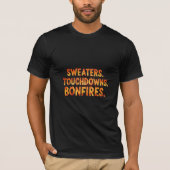 Pullover Touchdowns Lagerfeuer Feuer Text Herbst (Vorderseite)