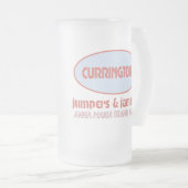 Pullover und Störsender-eisiges Bier Mattglas Bierglas (VorderseiteRechts)