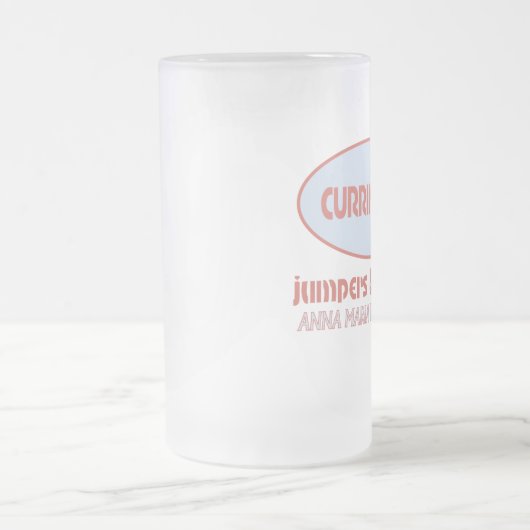 Pullover und Störsender-eisiges Bier Mattglas Bierglas (Mittel)