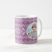 Pullover-Wetter | Feiertagsfoto Kaffeetasse (VorderseiteRechts)
