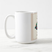 Pullover-Wetter Grün-Rote-Herzen Benutzerdefiniert Kaffeetasse (Links)