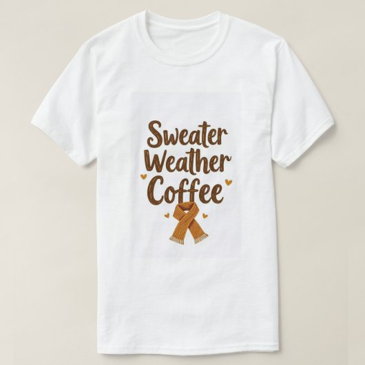 Pullover Wetter Kaffee  (Design vorne)