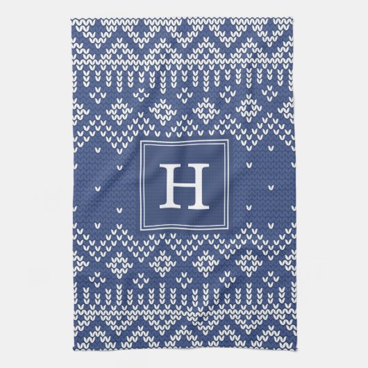 Pullover-Wetter | Monogramm-Feiertag Handtuch (Vertikal)