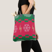 Pullover-Wetter-Weihnachts-Humor-Spaß Tasche (Von Nahem)