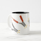 Pulloverkabel-Tasse Zweifarbige Tasse (Vorderseite Links)