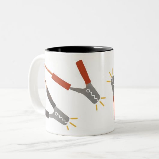 Pulloverkabel-Tasse Zweifarbige Tasse (Vorderseite Links)