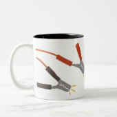 Pulloverkabel-Tasse Zweifarbige Tasse (Links)