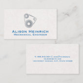 Pullsystem | Mechanische Teile Visitenkarte (Vorne/Hinten)