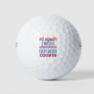 Pulmonale Fibrose Bewusstsein für jeden Atemzug Golfball