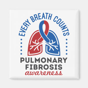 Pulmonale Fibrose Bewusstsein für jeden Atemzug Magnet