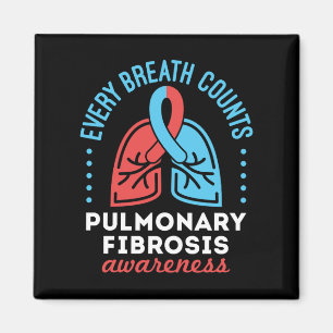 Pulmonale Fibrose Bewusstsein für jeden Atemzug Magnet