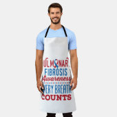 Pulmonale Fibrose Bewusstsein für jeden Atemzug Schürze (Getragen)