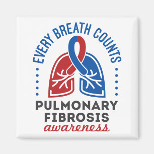 Pulmonale Fibrose Bewusstsein jeder Atemzug zählt Magnet