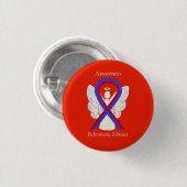 Pulmonale Fibrose Sensibilisierungsknöpfe Button (Vorne & Hinten)